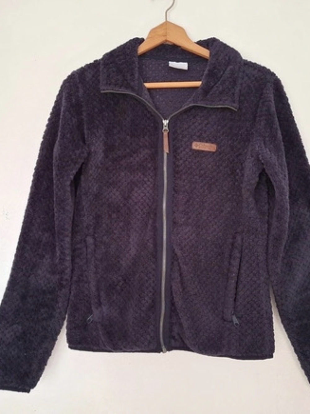 Columbia Fire Side II Sherpa Full Zip Jacket Purple Medium